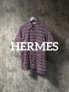 HERMES Pattern Cotton S/S Shirtのサムネイル
