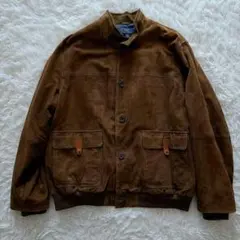 美品✨XXLサイズ ブルックスブラザーズ レザー ジャケット ブルゾン ブラウンのサムネイル