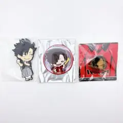 【３点セット】黒尾鉄朗 ハイキュー ラバスト缶バッジなど　266