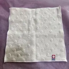 今治タオル ホワイトドットハンカチ