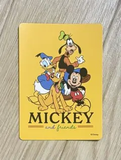 ディズニーストア じゃんけんカード ミッキー ドナルド グーフィー プルート