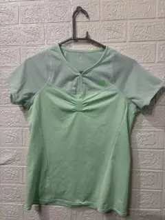 adidas ミントグリーン テニス Tシャツ
