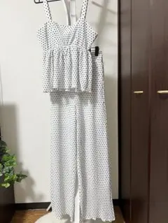 ジェラートピケ 小花柄 リトルフラワー セットアップ カップ付き