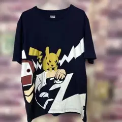 ユニクロ UTGP ポケモン ピカチュウ 半袖 Tシャツ Lサイズ　ネイビー