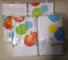 JAちょきんぎょタオル(ブルー系)4枚セット