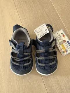 新品　イフミー　ネイビー ベビーサンダル サイズ13