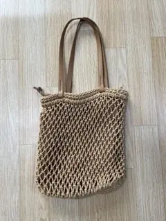 LOWRY'S FARM 編みハンドバッグ 5月15日18:00までの販売