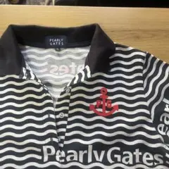 Pearly Gates ストライプポロシャツ