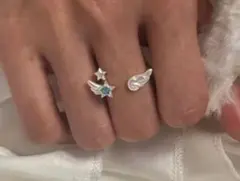 天使の羽　angel ring　指輪 ウィッシュコア jichoi ojos