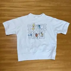 キッズ セサミストリート 半袖 トレーナー Tシャツ 白 120サイズ GUのサムネイル