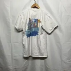 ハードロックカフェ Tシャツ 白 シカゴ バックプリント L1902