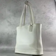 ✨稀少カラー✨美品✨オールドコーチ　ブリーカー　トートバッグ　肩かけ　レザー　白