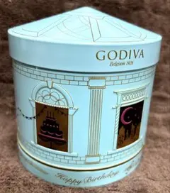 GODIVA 空き缶　オルゴール缶