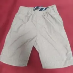 西松屋　キッズ ハーフパンツ ベージュ ウエストゴム