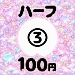 ハーフ③ 100