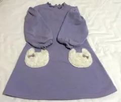 シューラルー　トレーナーワンピース　裏起毛　サイズ100