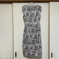 新品タグ付きトッコtococo ノースリーブ花柄ワンピースM