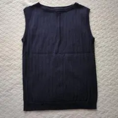 ユニクロ　Sサイズ　綿100% ネイビー　ノースリーブ