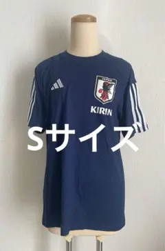 adidas アディダス JFAサッカーシャツ ネイビー Sサイズ