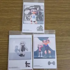 スプラトゥーン ウエハース キャラクターカード 3枚セット