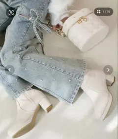 majestic legonフカフカヒールストレッチブーツM