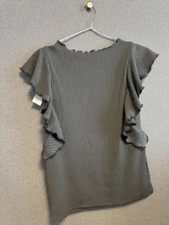 フリル袖リブTシャツのサムネイル