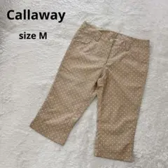 Callaway キャロウェイ ゴルフウェア ドット柄 ハーフ パンツ