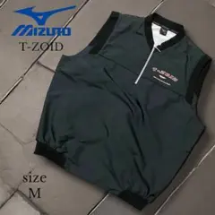 【Mizuno T-ZOID 】メンズハーフジップベスト Mサイズ　ゴルフ