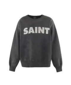 SAINTMICHAEL新品XLサイズダークグレー フード付きパーカー SAINTMICHAEL新品XLサイズダークグレー フード付きパーカー