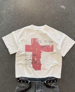 y2k グラフィックTシャツopium archive No4 - メルカリ