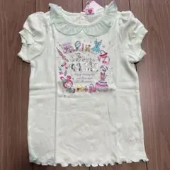メゾピアノフルーツパフェ柄ドッキングワンピース 新品 140cm 半袖今季 