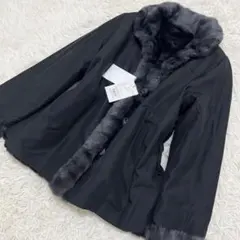 毛皮コート リバーシブル　黒　未使用 2025年最新】毛皮コートリバーシブルの人気アイテム - メルカリ