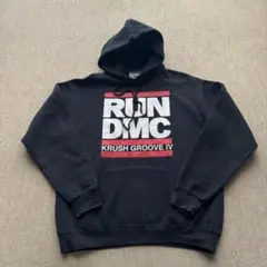RUN DMC × Lee コラボ パーカー M 黒 KRUSH GROOVE