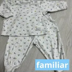 【現行品】familiar ベビー パジャマ 80サイズ familiar - familiar パレード 長袖 パジャマ 80の通販 by
