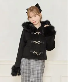 apresjourショートダッフルコート