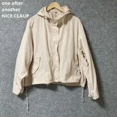 NICE CLAUP フード付き マウンテンパーカー