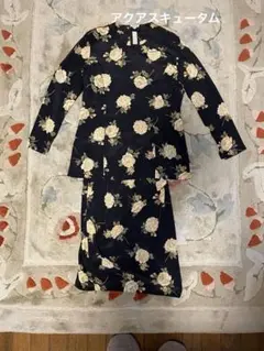 Aquascutum of London 花柄長袖セットアップ