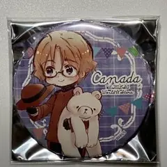 ヘタリア　原作絵　缶バッジ　カナダ