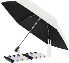 現役皮膚科医監修 JIS認証＆段階収納日傘 UVカット100遮光遮熱 折り畳み傘