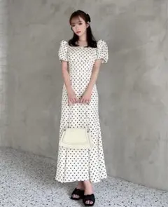 RESEXXYバブルスリーブワンピース