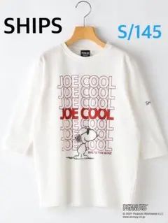SHIPS KIDS：スヌーピー7分袖TシャツS145cm
