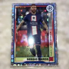 セルヒオラモス選手　キラキラカード　パリ・サンジェルマン