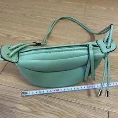 NATURAL BEAUTY BASIC ミントグリーン ショルダーバッグ　美品のサムネイル