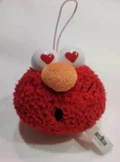 エルモ ぬいぐるみストラップ 赤