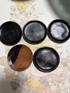 木製茶托 5枚セット