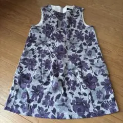 BeBe 花柄ノースリーブワンピース 110