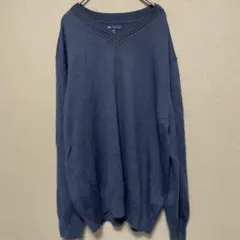 【訳あり】 GAP イタリアン メリノウール Vネック ニット セーター 無地