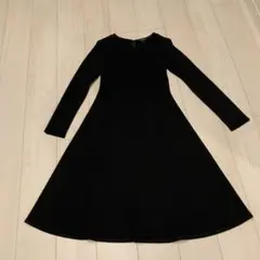 セオリー長袖ワンピース　ブラック