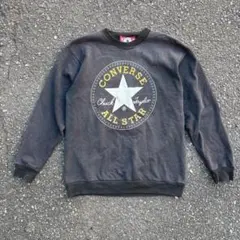 90s CONVERSE アメリカ製 スウェット フェード ビッグロゴ 古着 L