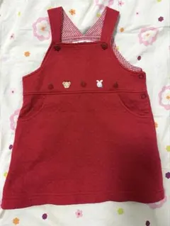 ファミリア　80 ジャンパースカート